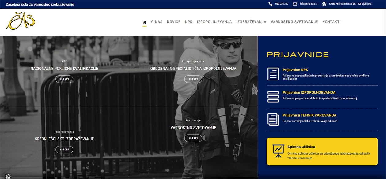 Zasebna šola za varnostno izobraževanje ĆAS